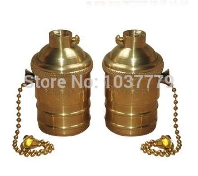 to europe vintage brass pendant sockets wholes price 50pcs e27 lighting accessories eadison bulb holders