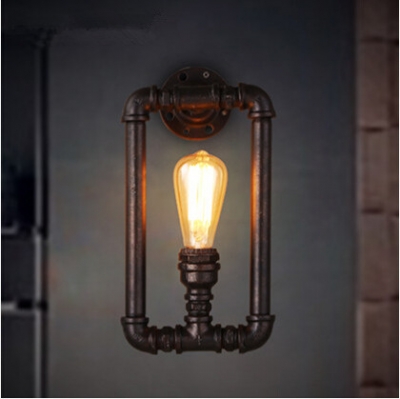 water pipe vintage edison wall lamp loft style industrial nordic wall light fixtures for bar aisle home lights lamparas de pared