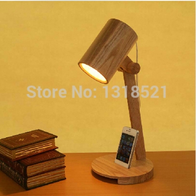 wood table light for reading room decorationnew product middle east style dubai handmade timber wood table light