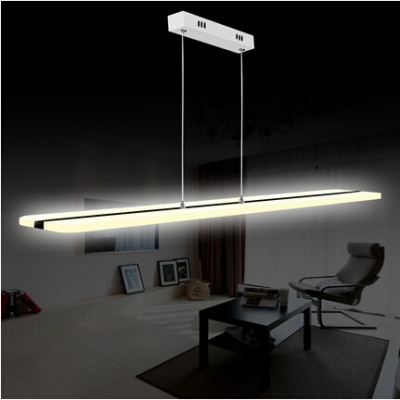 100cm creative elongated modern simple led pendant lights fixtures for bar home living dining room hanging lamp lustres de sala