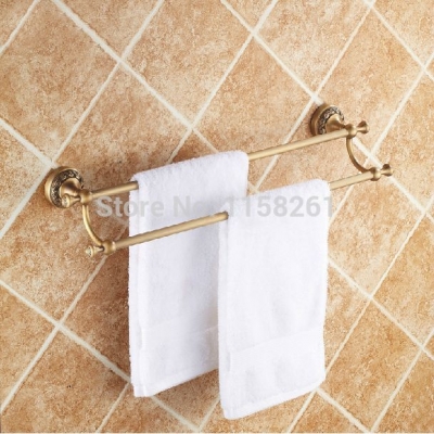 (24",60cm) double towel bar antique bronze finishing/towel holder,towel rack,bathroom accessories set st-3702