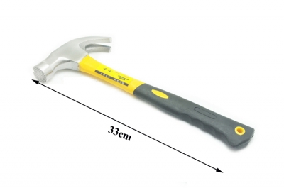 33cm length carbon steel claw hammer