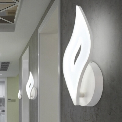 creative acrylic led wall light modern fixtures for indoor lighting fashion bedside wall lamps applique murale luminaire