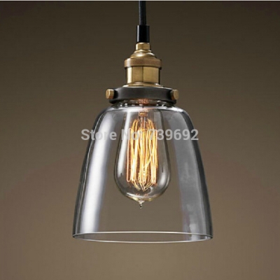 europe style modern glass pendant lights dining room bar cristal lamp lighting fixture with e26/e27 plating metal lamp base