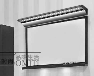 modern brief led mirror lamps stainless steel bathroom lamp mirror cabinet lighting