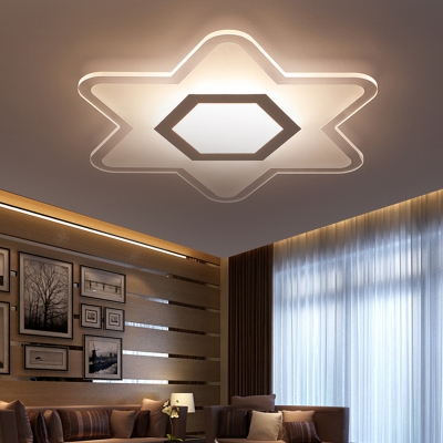 modern led popular living room ceiling lights bedroom plafon lamp luminarias home decoration super-thin acrylic shade lampada
