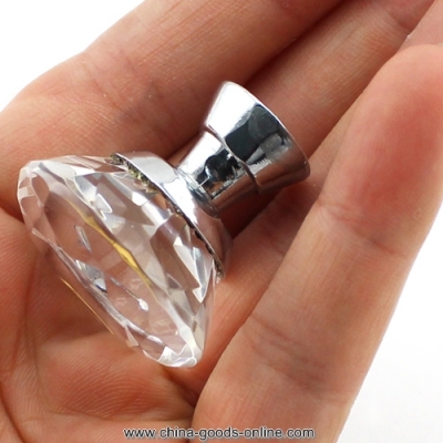 modern simple crystal knob furniture handle for high grade shoes cabinet/closet/cupborad