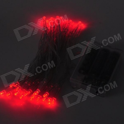 new year! red 3m 30 battery operated led string light for fairy christmas lights decoration holiday wedding