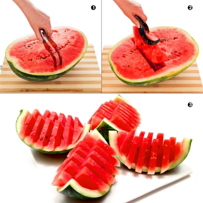 2016 kitchen pratical tools creative watermelon slicer fruit cutter knife cantaloupe fruit slicer cutter