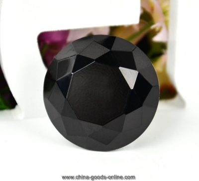 5pcs 30mm black diamond crystal shape glass cupboard wardrobe drawer pull knobs handle b12 tk0980