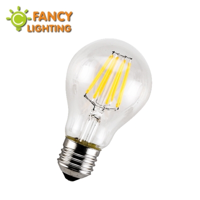 a60 2w 4w 6w 8w led edison filament light bulb 2700/6000k e27 110v 220v energy saving 360 degree replace incandescent bulb decor