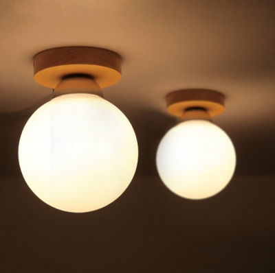 creative bar cafe single head ceiling light corridor aisle stairs wood ceiling lamp