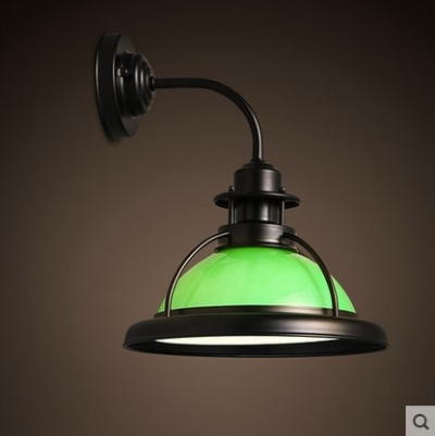 loft industrial edison style retro vintage wall lamp with glass shade wall sconce,lamparas de pared