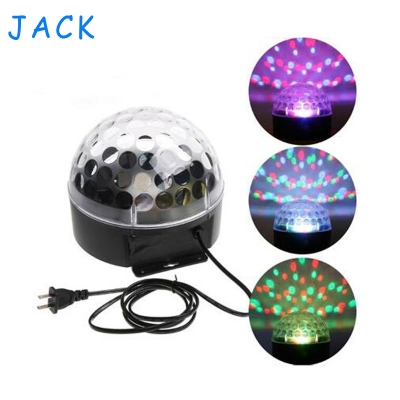 new arrival voice-activated rgb led crystal magic ball laser dj party stage lighting effect mini stage light