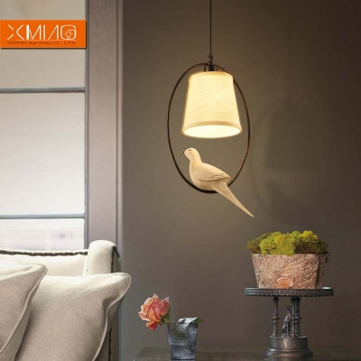 vintage pendant lights lamp birds for kitchen dining room metal lamp shades design