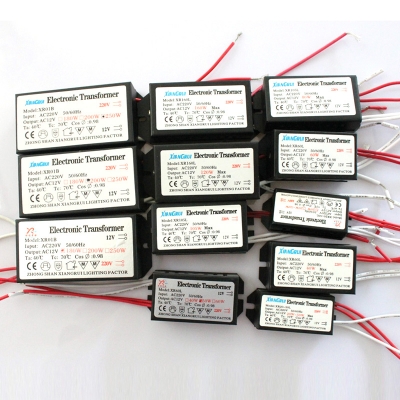 5 pieces 50w 220v halogen light led driver power supply converter electronic transformer
