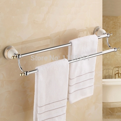 (60cm)dou. towel bar,towel holder,solid brass made,chrome finished,bath products,bathroom accessories 5511