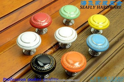 a variety of color ceramic furniture holding cupboard door shake handle puxadores kitchen furniture cabinet knobs and handles