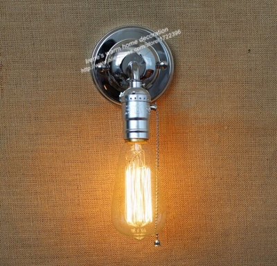 american country loft style iron wall light,simple wall lamp for bar coffee dining room,e27*1 bulb included,ac 110v~240v