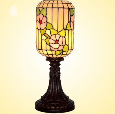 antique bedroom lamp el classical decorative lighting glass table lamps bedside light,yslc-16,