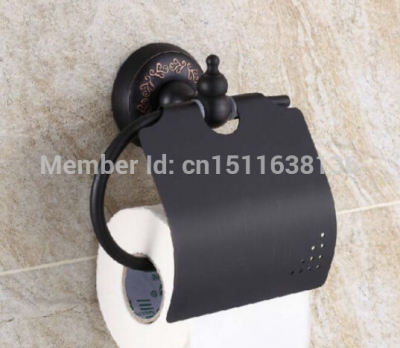 contemporary new wall mounted bathroom oil rubbed bronze toilet paper holder with cover
