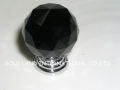 d40mm black k9 crystal kitchen knob/bedside cupboard knob