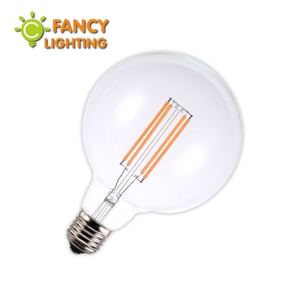 e27 led edison filament light bulb g125 4w 110/220v 2300k led lamp 360 degree energy saving replace incandescent bulb home decor