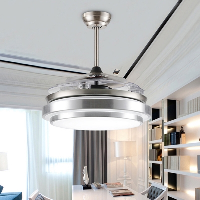folding ceiling fan led strip ventilador de teto modern ceiling fans with lights quiet fan light home lighting lustre abajur luz