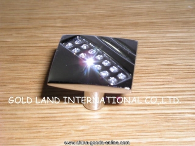 l26mmxh22mm test- crystal cabinet knob&drawer knob&wardrobe knob