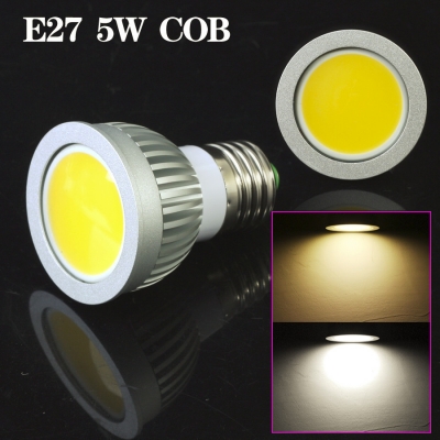 led cob spotlight e27 85-265v 5w 450lm led bulb spot light [led-cob-spotlight-4816]