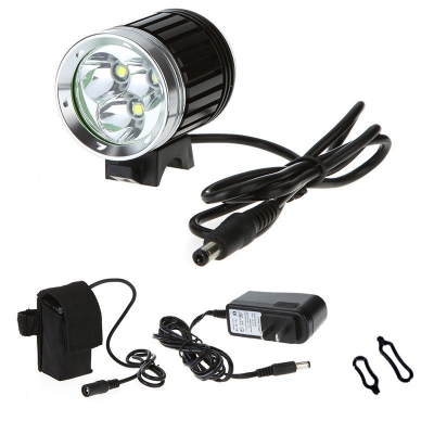 new!!waterproof 3*cree t6 led bicycle bike light headlamp headlight 3600lm 4 modes