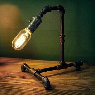 retro edison american industrial loft iron desk lamp,for bedroom bar study home lighting,bulb included