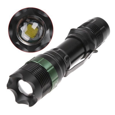 4pcs cree t6 3 mode led flashlight torch 900 lumens 7w zoomable torch led flash light