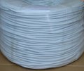 50meters/lot -selling fabric coated wire 2x0.75 silicon wire white color