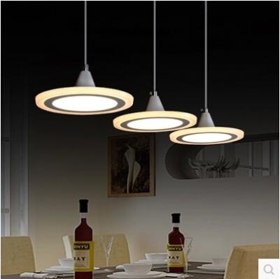 acrylic modern minimalist creative led pendant lights simple fixtures for bar dining room home lighting lustres de sala