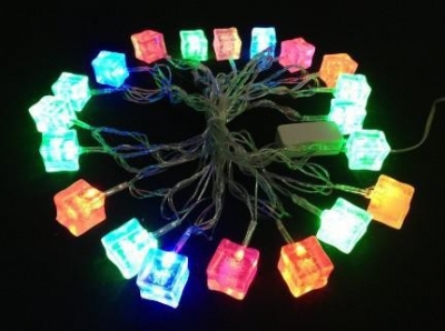 ice brick led string light fairy christmas xmas lights decoration holiday party outdoor ,4m ac110v/220v 20-leds
