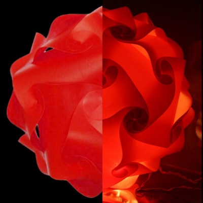 new modern diy pendant ball novel iq baby room lamp light red color pendant lights,size 25cm/30cm/40cm ysliqr