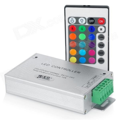 rgb led controller set for rgb strip light - silver (dc 12~24v)