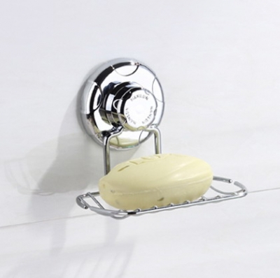 stainless steel wall suction soap dish