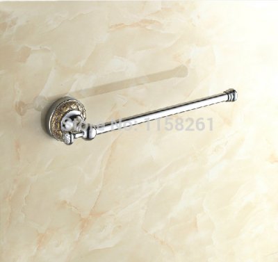 wall mount chrome plated towel ring bathroom accessories bath towel holder brass bathroom hardware set st-3826