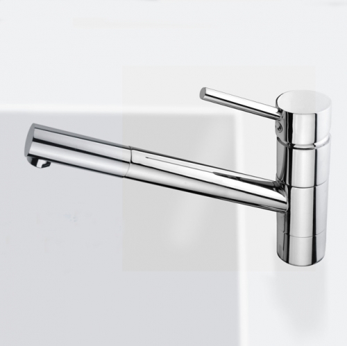 whole and retail promotion chrome brass bathroom basin faucet cold sink mixer tap swivel spout faucet 6085