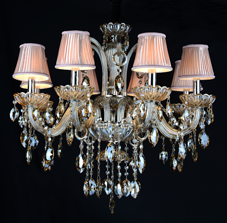 luxury crystal chandeliers 6/8 heads for bedroom living room chandeliers crystal modern crystal chandeliers lustres