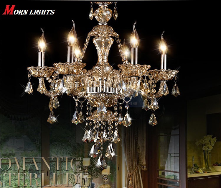 top k9 crystal chandelier luxury crystal lamp for bed room dining room living room lighting crystal fashion crystal lamp