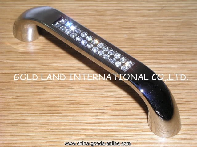 96mm k9 crystal glass cabinet handle - Click Image to Close