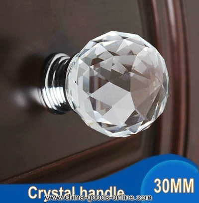 fashion k9 crystal glass diamond furniture handles hardware drawer wardrobe kitchen cabinets cupboard door pull knobs whole