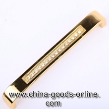 modern european style fashion golden crystal handle for drawer high grade pull for cupboard door