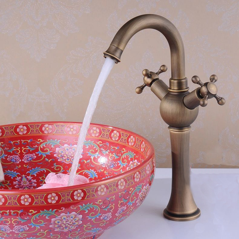 moden style antique brass faucet bath basin mixer tap bathroom tap bath faucets tap toilet basin faucets hj-6623