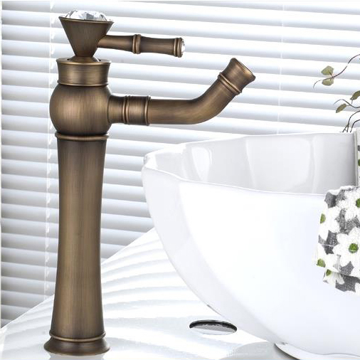 modern antique bronze brass faucet,bathroom faucets,basin faucets, tall high bathroom sink faucet toilet tap 328