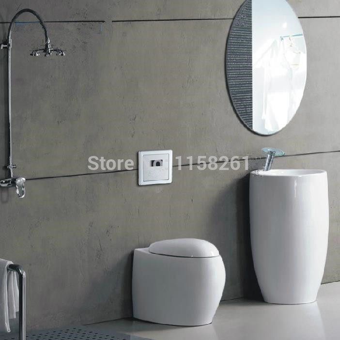 concealed flusher urine infrared sensor urinal automatic flush valve el bathroom accessories 8307