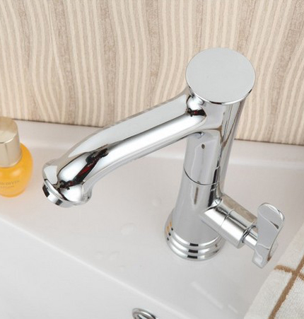 high tall bath room water tap faucet, single cold water 360 degree rotation